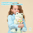 IKASA 13.5" Frog Stuffed Animals Plush Toys, Cute Soft Cuddly Gift for Family Kids