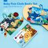 hahaland 2PCS 0-6 Tummy 0-12 Baby Books for Baby Shower Gifts - - Baby Toys Months - Touch & Feel Time Sensory Soft