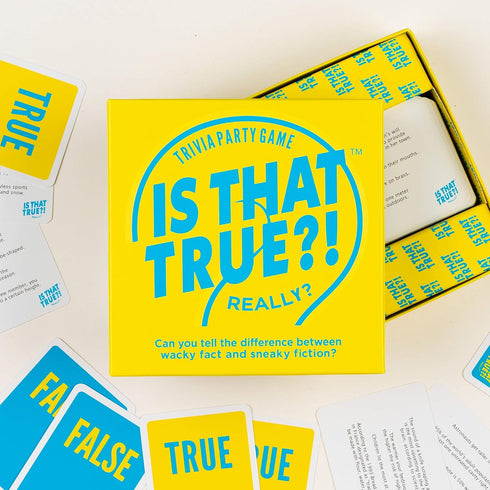 Hygge Games is That True?! – Trivia Party Game, Can You Tell the Difference Between Wacky Fact and Fiction?