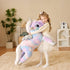 EARTHSOUND Giant Unicorn Plush Toy, Jumbo 43" Winged Unicorn, Cute Huge Fluffy Fat Plushie, Gifts for Kid