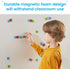 hand2mind Phonics Word-Building Magnetic Letter Tiles, Set of 6 for Kindergarten Letter Recognition and Phonemic