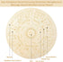 Star Pendulum Board Wooden Dowsing Board for Divination, Metaphysical Message Board for Witchcraft Supplies (5.9 Inch)