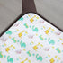 Pack and Play Sheets, 2 Pack Mini Crib Sheets, Stretchy Fitted Sheet for Graco Pack n Play, Dinosaur and Grey Star