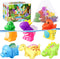 MACALOCA Color Changing No Hole Toddler Bath Toys for Kids Ages 1-3 4-8,