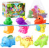 MACALOCA Color Changing No Hole Toddler Bath Toys for Kids Ages 1-3 4-8,