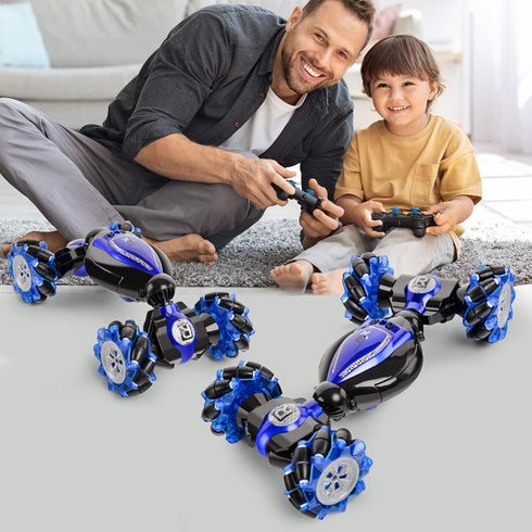 8-12, 360 4WD Remote Control Car for Boys Gesture & Hand Motion Control RC Car, Spins & Drifting Stunt, All-Terrain