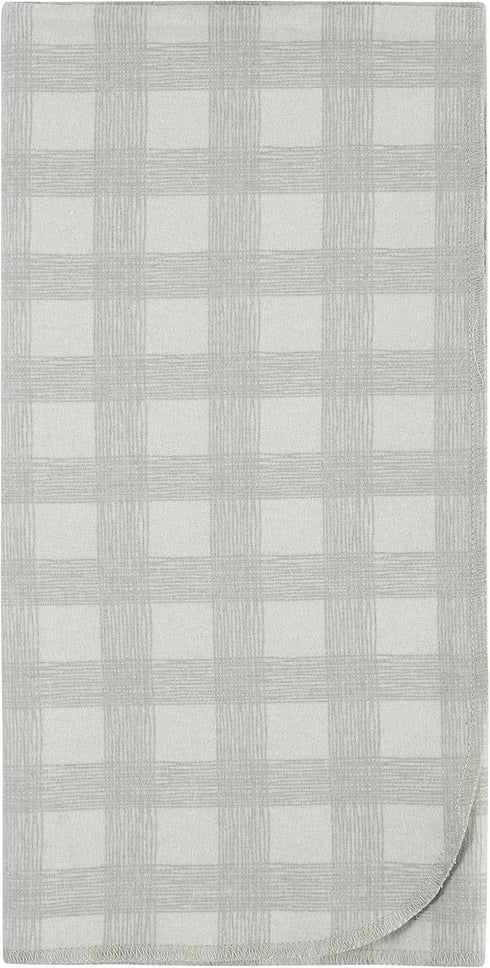 Gerber Boys Newborn Infant Baby Toddler 100% Cotton Flannel Receiving Swaddle Blanket, Woodland White, 5 Count