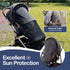 Stroller Sun Shade Extender Universal Clip-On Baby Stroller Sun Shade Cover, UV Protection, Breathable See-Through