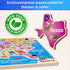 3-5, 4-6, 3-8, SYNARRY Large USA Wooden Puzzles for Kids Ages Learning United States Map Puzzles for Kids Ages Wood