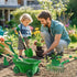 Set 10pcs Wheelbarrow Set Summer 2 3+ Duckura Kids Gardening Tools - for Kids with Shovel, Rake, Leaf Rake, Outdoor