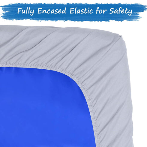 24" 48" 4" Nap Mat Sheet x x Fitted Elastic Corners Preschool Day Care Rest Nap Mat Cover, Soft & Breathable Baby