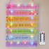 FIOBEE Girls Room Dcor for Teen Girls Boys with LED Light Wall