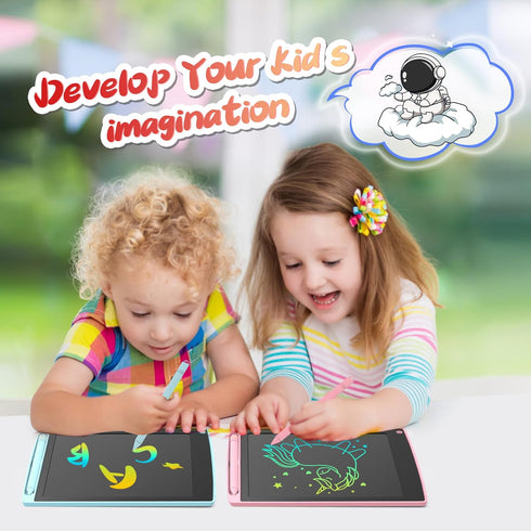 2 Pack LCD Writing Tablet for Kids, Doodle Board with 2 Bag, Electronic Drawing Tablet, Educational Toddler Toy