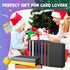 9 Pockets Trading Card Binder with Sleeves, 900 Double Sided Pocket PU Card Collection Binder, Blue