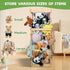Stuffed Animal Storage with Large Capacity, Stuffed Animal Zoo Toy Storage, Large Wood Plushies Storage Organizer