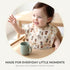 Lillomilo 3-Pack 6-36 Waterproof Baby Bibs for Eating | Toddler Bibs with Food Catcher | Machine Washable Bibs