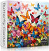 Butterfly Puzzles for Adults 1000 Pieces - Colorful Flower Art Painting Garden Puzzle, Challenging