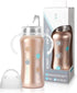 Ultimate Stainless Steel Sippy Cup, 9oz Insulated Sippy Cup for Toddlers - Rose Gold