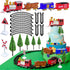 RASSLISA 21PCS Train Cake Decorations Train Cake Toppers Train Birthday Party Supplies Mini