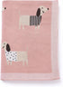 100% Summer 40x30in Baby Blanket Cotton Soft Cooling Receiving Swaddle Blankets for Boy Girl-Pink Dachshund Puppy Dog