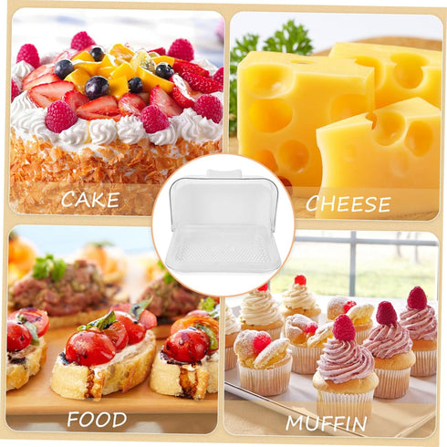 Toyvian Bottle Storage Holder with Detachable Hollow Draining Network Transparent Cover Dustproof Milk Bottle Draining