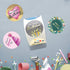 easykart 500 Happy Birthday Stickers, 6 Unique Foiling Designs for Kids Birthday Party Decoration, 1.5 Inch (1 Roll)