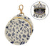 PYBUG Leaf Round Pacifier Storage Case, Polyester & TPU Lined with Hook Buckle, Pacifier Container Box for Baby
