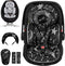 TinlyFinly Infant Car Seat Insert with Removable Cushion for Preemie to Toddler, Reversible