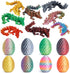 Easter Basket Stuffers - 8PCS 3D Printed Dragon Eggs with Dragon Inside,
