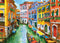 Ravensburger Gondola Ride 300Piece Large-Format Puzzle | Vibrant Venetian Scenery by Nancy
