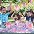 likuyve 168pcs Set 24 Dollhouse Birthday Party Decorations for kids Party Supplies Includes Plates, Napkins, Cups