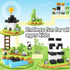 3-5 4-8 5-7, 3+ Magnetic Blocks-Build Mine Magnet World Panda Edition, Magnetic Tiles Building Blocks for Boys & Girls