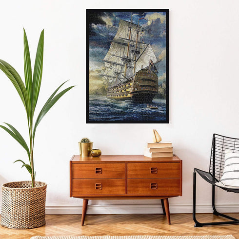 Moruska 1000 Piece Sailing Ship Puzzles for Adults - The Age of Navigation - Difficult and Cool Fantasy Jigsaw Puzzle