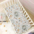CaTaKu 27""x 39"", 325316134p821c876s1913 World Map Animal Crib Sheets for Baby Girls Boys,Neutral Mini Crib Mattress