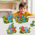 DUSH PACE 3-12 120 Set Magnetic Building Blocks STEM Toys for Kids Ages PCS Educational Construction with Storage Bag