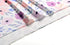 Newborn Baby Girl Receiving Blanket | Stretchy Knit Swaddle Set with Matching Headband & Name Card (Pink & Purple