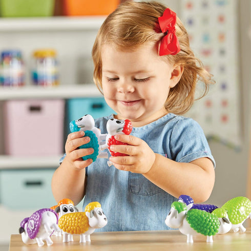 Learning Resources Snap-n-Learn Counting Sheep - 20 Pieces Toddler Learning Toys for Ages 18+ Months