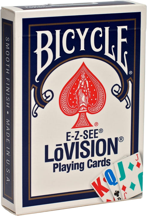 Bicycle E-Z See/Lo-Vision Playing Card Deck