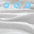 Pack 2 Pack, 38'' 24'', TILLYOU Mini Crib Fitted Sheets - Soft Knit Sheet for N Play, Microfiber Mini Crib Sheets