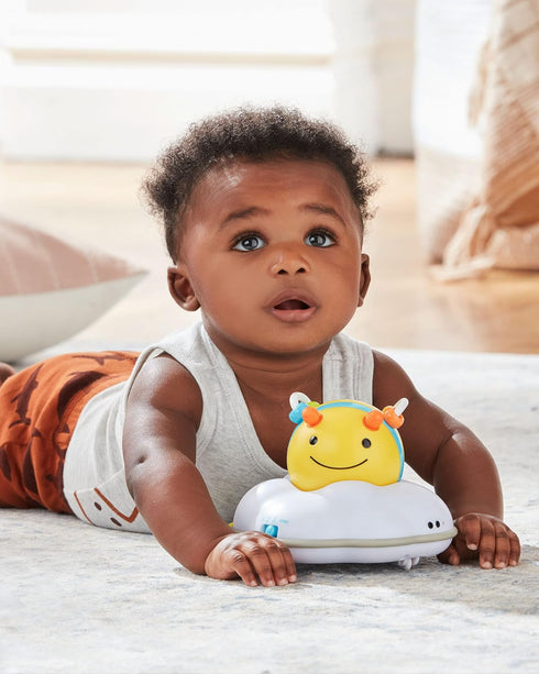 Tummy 3-Stage 5m+ Skip Hop Baby Follow-Me Bee Time Crawl Toy Infant Sensory Development with Lights Sounds and Music