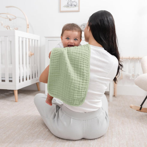 Comfy Cubs Bundle: Swaddle Blankets & Muslin Burp Cloths