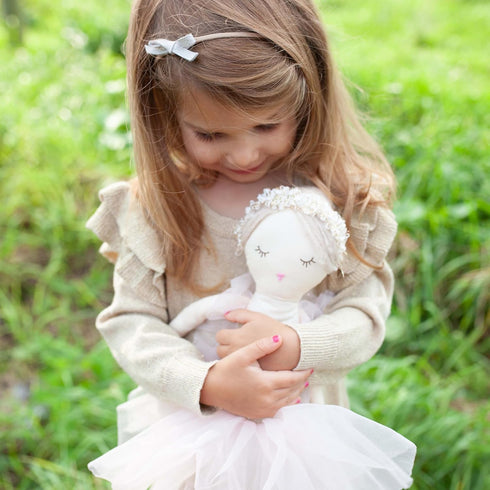 MON AMI Ballerina Stuffed Doll - 22” Plush Doll for Girls, Toy or Room Decor, Great Gift for Kids