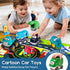 1 12-18 1-2 Trailor|1st 1 2 Big Cartoon Truck Car Toys for Year Old Boy with Playmat/Storage Bag|Baby and Toddler Toys