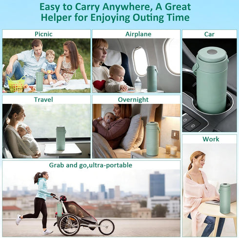 LIONROGE 360 24 19oz 2pcs Portable Breast Milk Cooler for Outdoors & Work, Total Cooling Keeps Milk Fresh for Hours