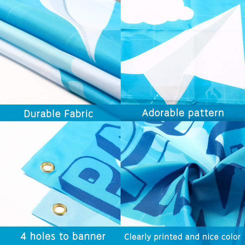 Summer TICIAGA Paper Plane Toss Game Banner, Throwing Target Banner for Glider Airplane, Fun Add-on Toys for Flying