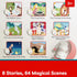 TOP BRIGHT 8 3 Story Projector for Kids, Audio Books with Stories and Music, Bedtime Story Telling Toys with Night