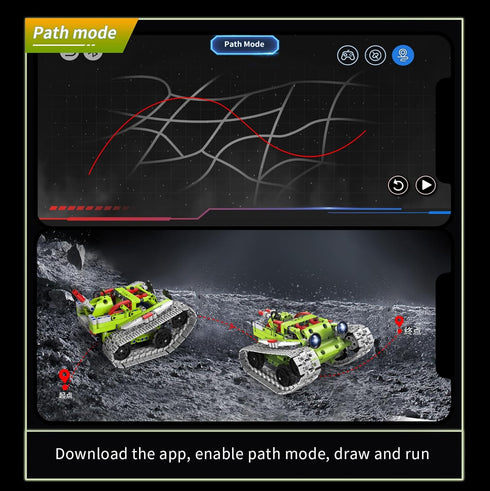 SlowlyTalk 5 1 8-16 in STEM Robot Building Kit, APP & Remote Control Interstellar Building Robot, DIY Robotics Building