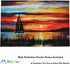Moruska Sunrise Sailing Boat - 1000 Piece Wooden Jigsaw Puzzle - Gradient Color Oil Painting