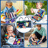 MindPal 3 3+ Busy Board, Montessori Toy for Over Year Old, Toddlers Educational Activity Developing Sensory Board