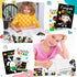 Set BWkoss Kindergarten Graduation Activity Books- Preschool Graduation Theme Mini Games Coloring Booklet for Kids Bulk